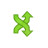 arrow cross right Icon